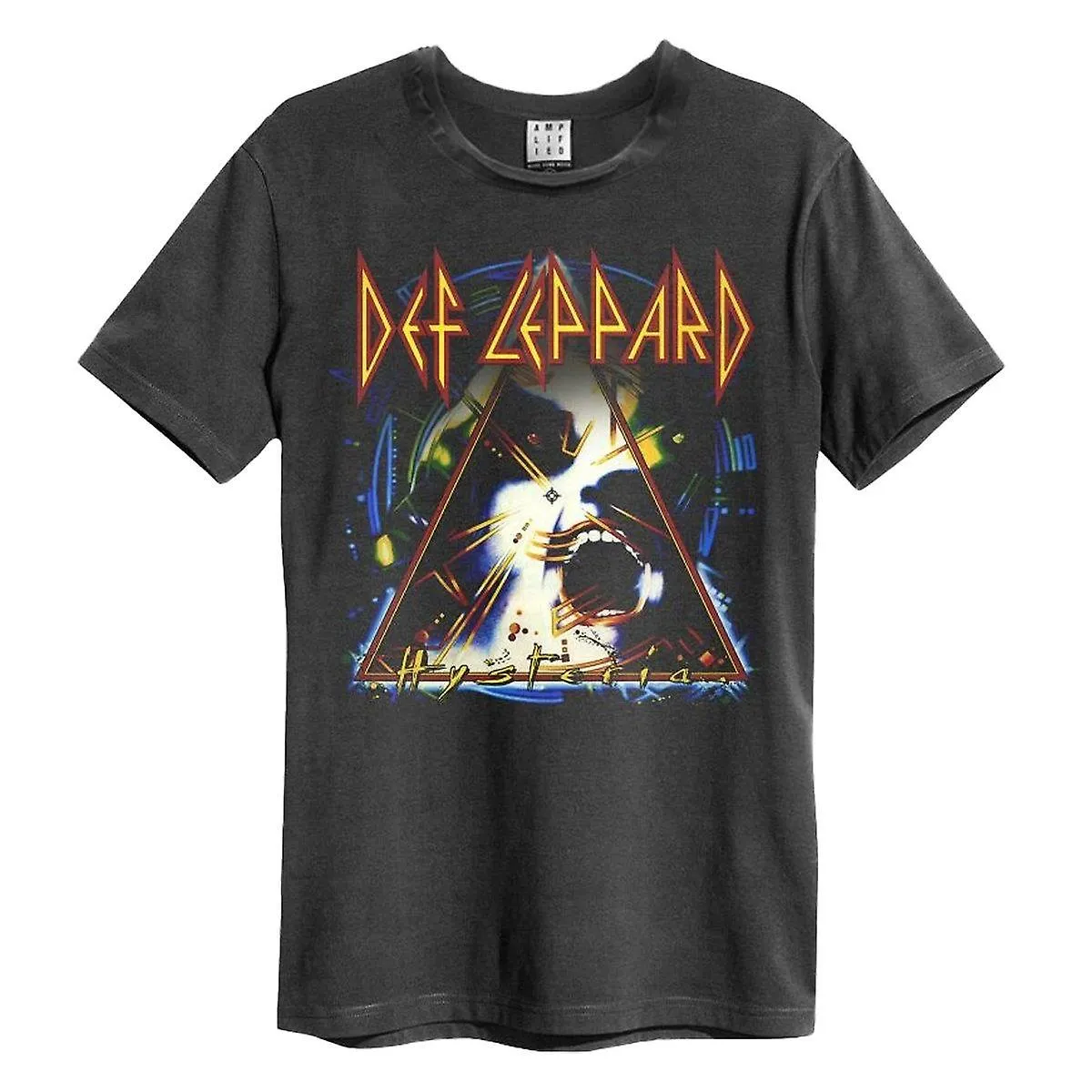 AMPLIFIED DEF LEPPARD HYSTERIA CHARCOAL TSHIRT