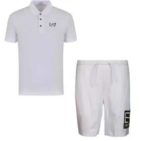 Armani EA7 - T-shirt en Short (2 losse items) - Wit
