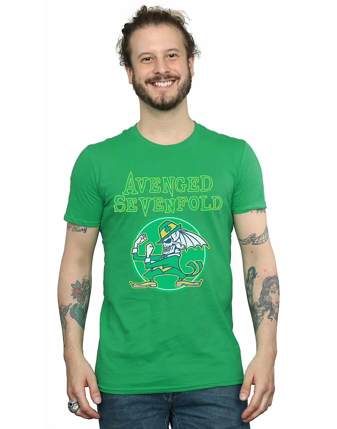 AVENGED SEVENFOLD MANNEN FOOKIN NACHTMERRIE TSHIRT