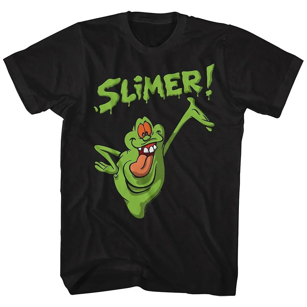 ECHTE GHOSTBUSTERS SLIMER! ZWART TSHIRT