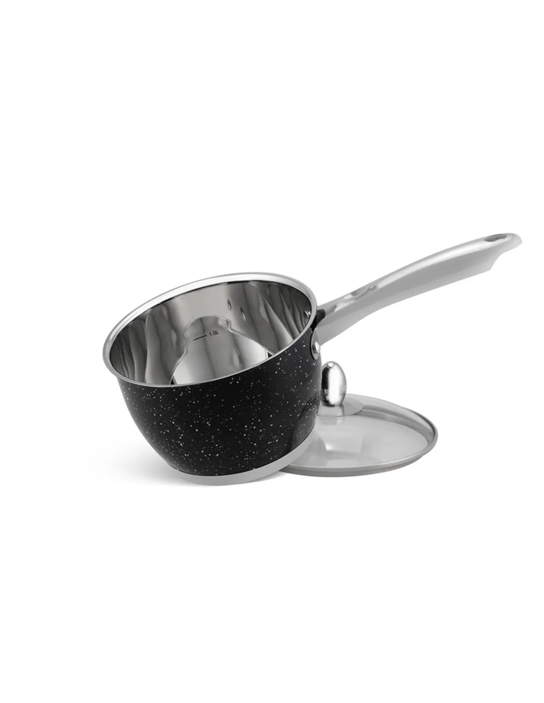 EDëNBëRG BLACK LINE  LUXE PANNENSET 12 DELIG  VOORZIEN VAN EEN SANDWICHBODEM!