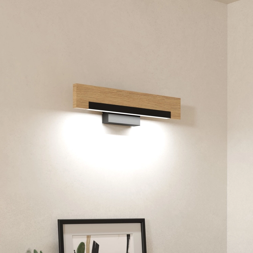 EGLO  LED WAND VERLICHTING LED/9,6W/230V 3000K ZWART/BEIGE