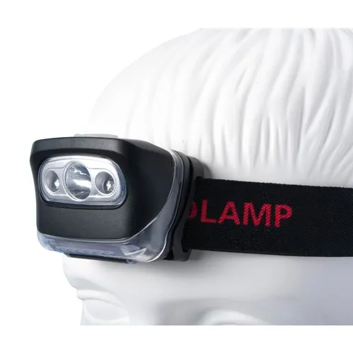 HOOFDLAMP COMPACT (200 LUMEN MET ROOD LICHTFUNCTIE)