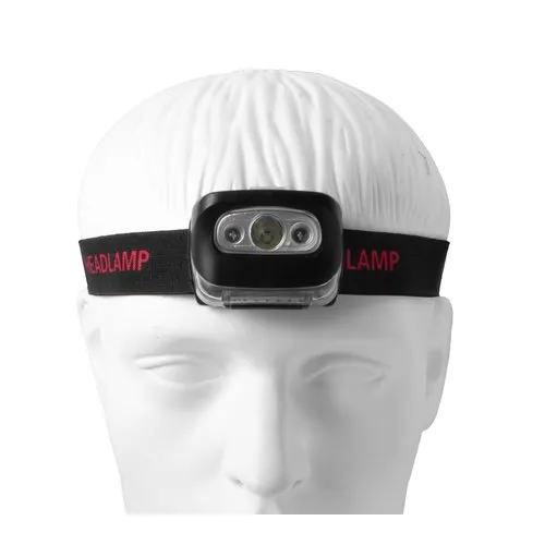 HOOFDLAMP COMPACT (200 LUMEN MET ROOD LICHTFUNCTIE)