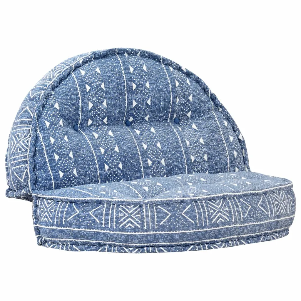 Medina Poef 100x20 cm stof indigo