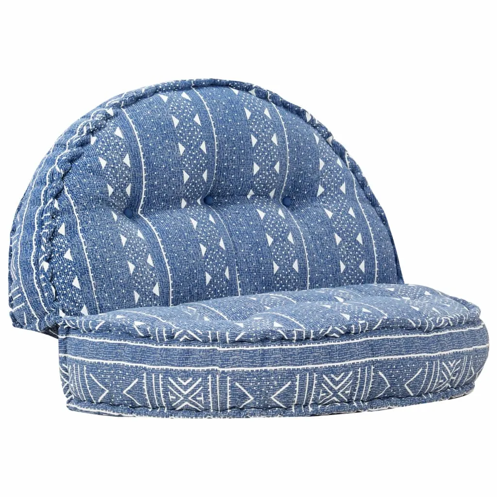 Medina Poef 100x20 cm stof indigo
