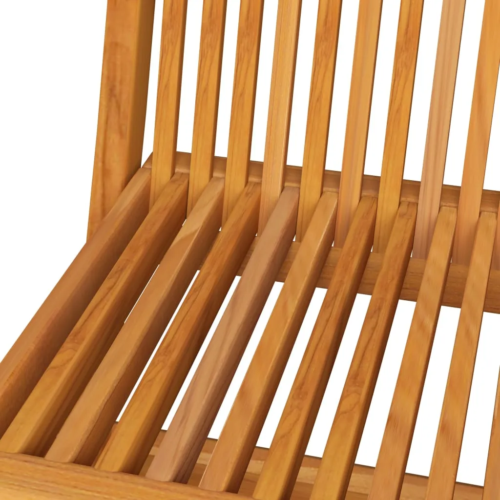 Medina Tuinstoelen 2 st met grijze kussens massief teakhout
