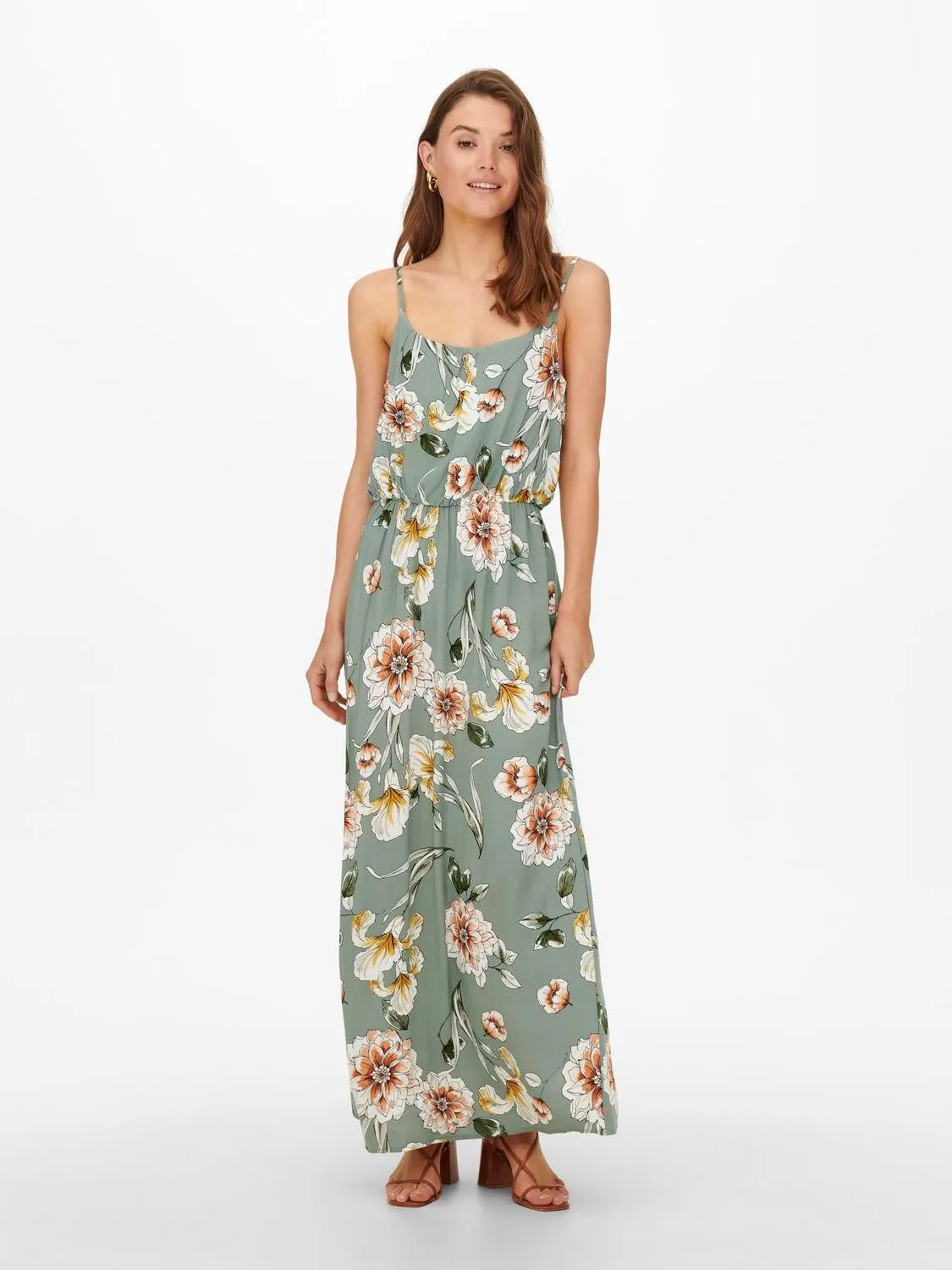 ONLY MAXIJURK ONLNOVA LIFE STRAP MAXI DRESS AOP PTM