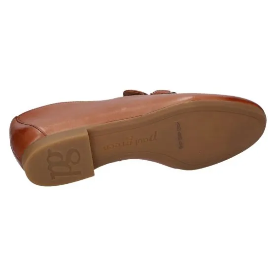 PAUL GREEN 2596234 LOAFER STAR CALF COGNAC
