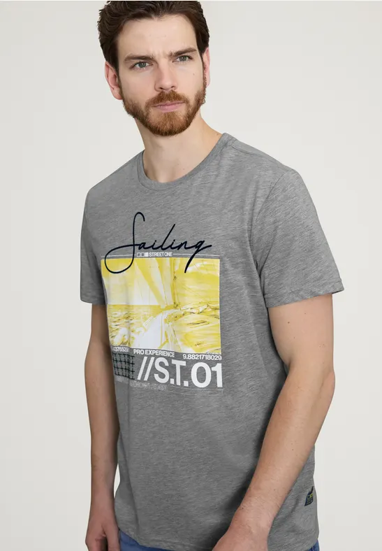 Street One MEN T-shirt met print