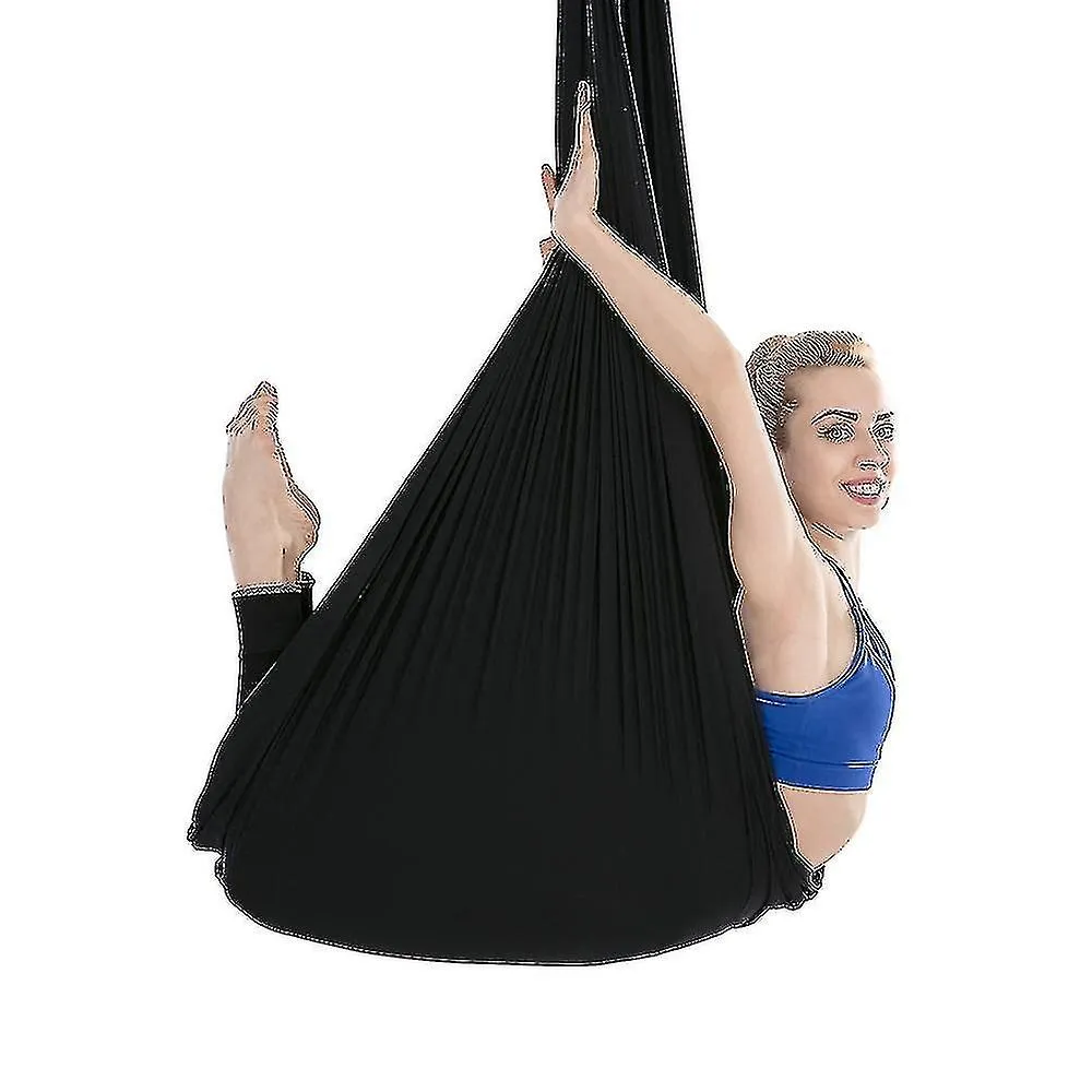 Vliegende schommel Luchtfoto Yoga Hangmat Zijde Stof Sport Nylon Inversie Pilates Antizwaartekracht Yoga Trapeze Sensorische sch
